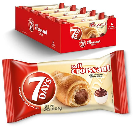 7Days Coissant Cocoa Filling 6*60 G
