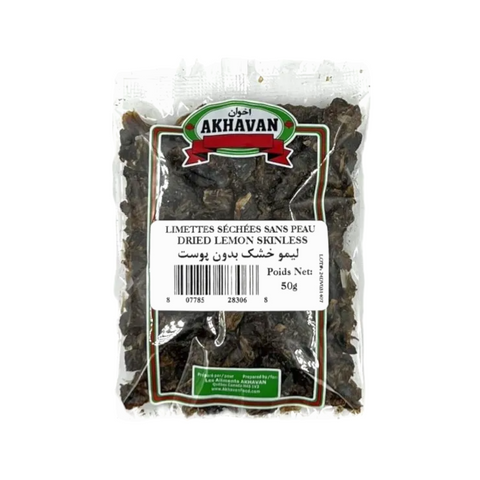 Akhavan Dried Lemon Skinless 50 G