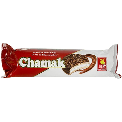 بیسکویت ساندویچی آناتا چماک با کاکائو و ختمی 250 گرم