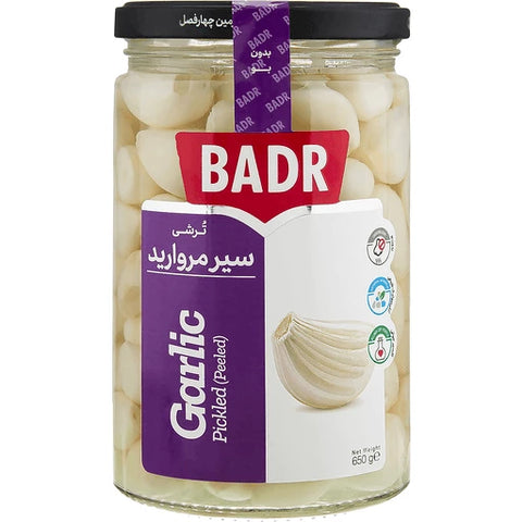 Badr White Garlic Pickle 650 G