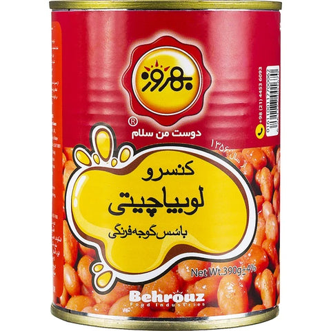 کنسرو لوبیا چیتی بهروز 390 گرم
