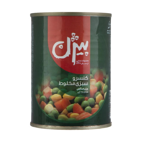 بیژن کنسرو سبزیجات مخلوط 380 گرم