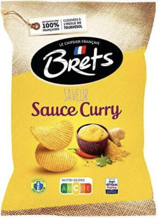 Brets Sauce Curry Chips 125 G