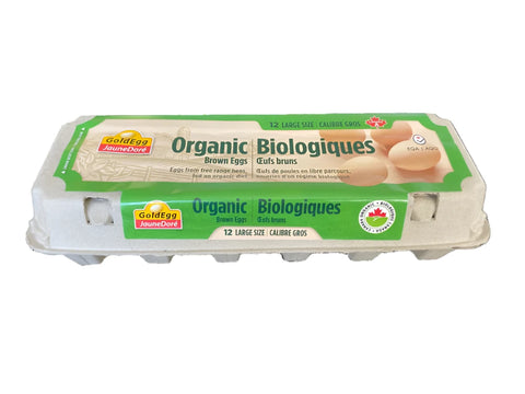 Brown Organic Egg Large Dozen 12