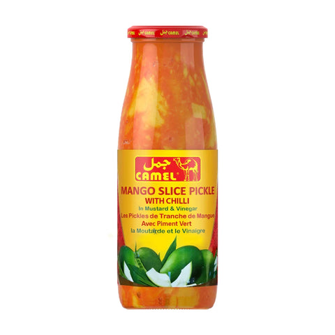 Camel Mango Slice Pickle w Chilli 450 G