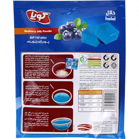 پودر ژله بلوبری کوپا 100 گرم