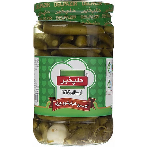 Delpazir Pickled Cucumber Special 650 G