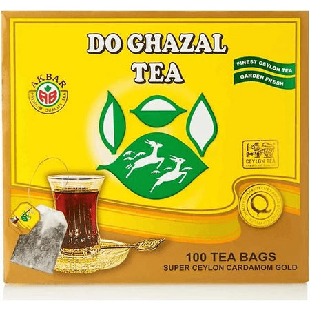 Do Ghazal Tea Bags Cardamom Yellow 200 G
