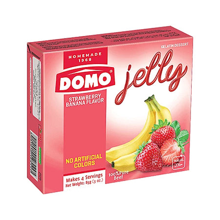 Domo Banana strawberry Jelly 85 G