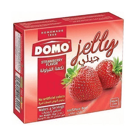 Domo strawberry Jelly 85 G