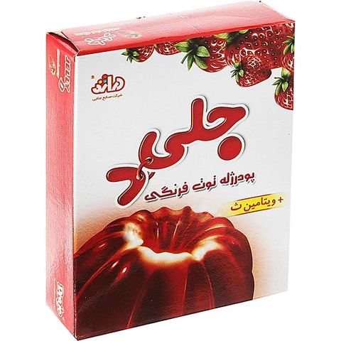 پودر ژله توت فرنگی دراجه