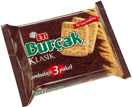 Eti Burcak Whole Wheat Biscuit 393 G