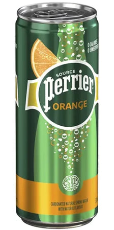 Perrier Carbonated Water Orange (Can) 330 ML