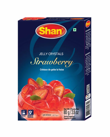 Shan Jelly Crystals Strawberry 80 G