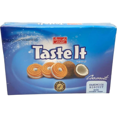 بیسکویت نارگیلی خامه ای شیرین عسل Taste It