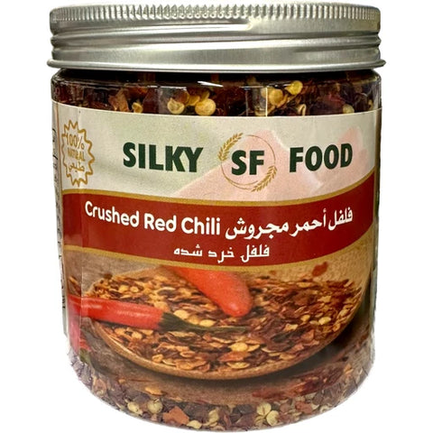 فلفل قرمز خرد شده سیلک فود 150 گرم