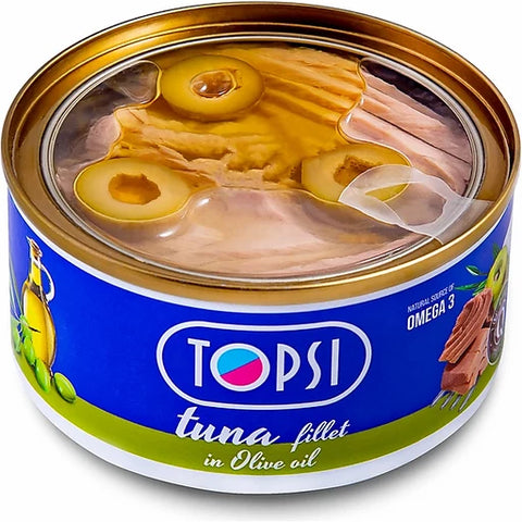 ماهی تن تاپسی در روغن زیتون 180 گرم