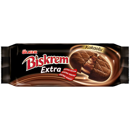 Ulker Biskerm Extra Chocolate Filled 184 G