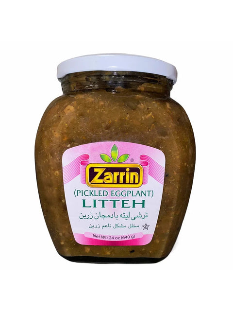 ترشی بادمجان زرین لیته ۶۴۰ گرم