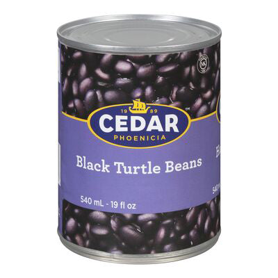 Cedar Black Turtle Beans 540 ML