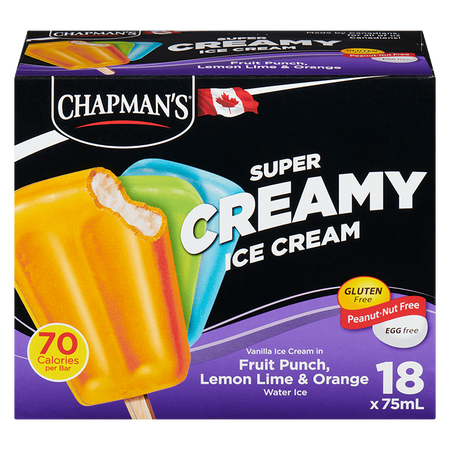 Chapman's Super Creamy Ice Cream 18*75ml