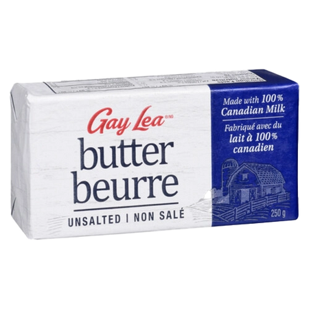 Gay Lea Butter Unsalted 250 G