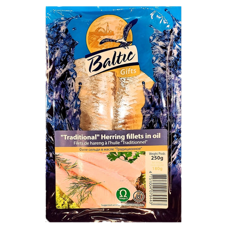Baltic Gifts Traditional Fillets in Oil 250 G