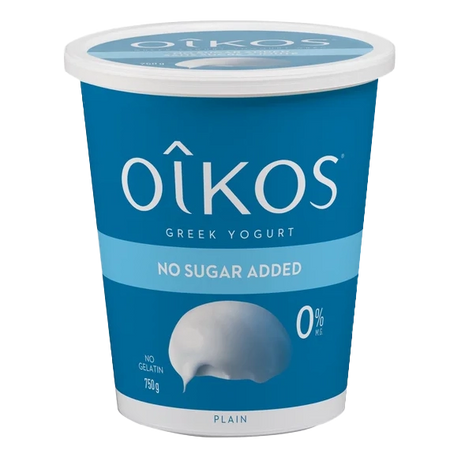 Oikos Greek Yogurt 0% No Sugar 750 G