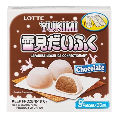 Lotte Yukimi Mochi Chocolate 9Pcs*30ml