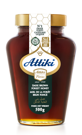 Attiki Dark Brown Forest Honey 500 G