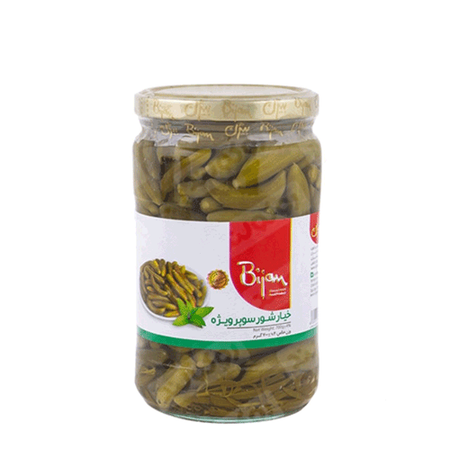 بیژن ترشی سوپر بیبی خیار 700 گرمی