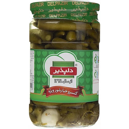 Delpazir Pickled Cucumber Special 650 G