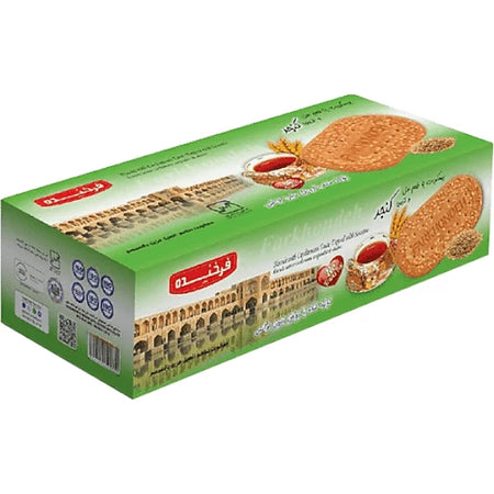 بیسکویت کنجدی فرخنده 450 گرم
