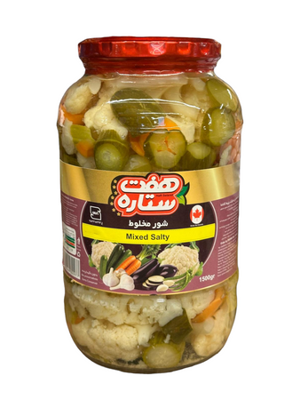 Haft Setareh Salty Mixed Vegtable 1500 G