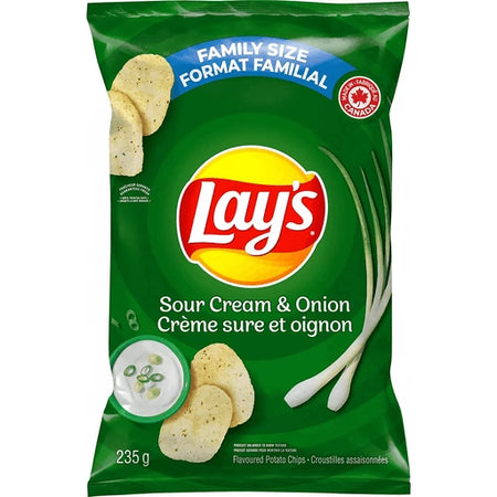 Lay's Sour Cream & Onion 235gr (Family Size)