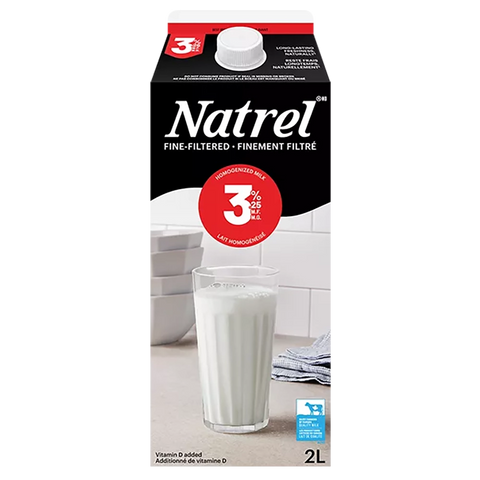 Natrel 3.25% milk 2 L