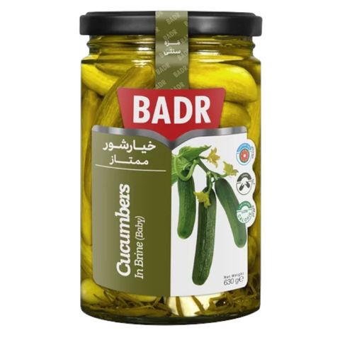 Premium Pickled Cucumber Badr 630 g