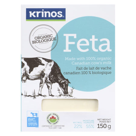 Krinos Organic Feta Cheese 150G